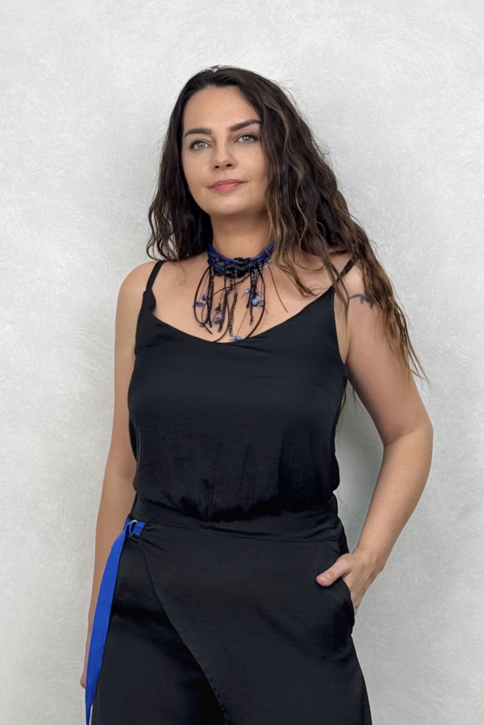 Lamante Tasarım Kolye - Lila