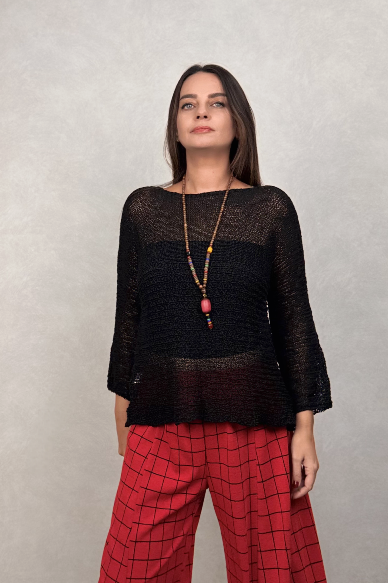 Calypso Merserize Bluz - Siyah