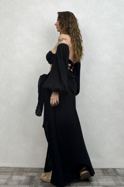 Penelope Müslin Takım - Siyah
